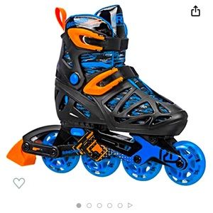 Roller Derby Tracer Boys Adjustable Inline Skates, Grey, size 2-5